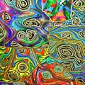 Squiggly Darts With Squiggly Parts Mixed Media by Debra Amerson Squiggly Darts With Squiggly Parts Mixed Media by Debra Amerson