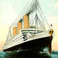 SS Imperator Hamburg America Line Painting by Unknown SS Imperator Hamburg America Line Painting by Unknown