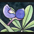 Stained Glass Bluebonnet Petal Painting by Hailey E Herrera Stained Glass Bluebonnet Petal Painting by Hailey E Herrera