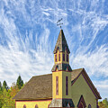 Stannard Church Vermont Fall Foliage by Juergen Roth