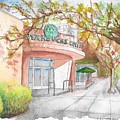 Starbucks Coffee Shop in Burbank, California Painting by Carlos G Groppa Starbucks Coffee Shop in Burbank, California Painting by Carlos G Groppa