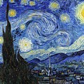 Starry Night Painting by Vincent Van Gogh Starry Night Painting by Vincent Van Gogh