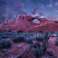 Starry Sky at Skyline Arch Photograph by Aaron Spong Starry Sky at Skyline Arch Photograph by Aaron Spong