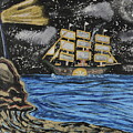 Starship Britannia Mixed Media by David Westwood Starship Britannia Mixed Media by David Westwood