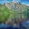 Starting the Day at Jenny Lake Photograph by Marcy Wielfaert Starting the Day at Jenny Lake Photograph by Marcy Wielfaert