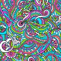 Stinavka - Bright Colorful Zentangle Pattern Digital Art by Sambel Pedes Stinavka - Bright Colorful Zentangle Pattern Digital Art by Sambel Pedes