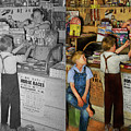 Store - Candy for both of us 1940 - Side by Side Photograph by Mike Savad Store - Candy for both of us 1940 - Side by Side Photograph by Mike Savad