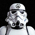 Storm Trooper Star Wars Peace Painting by Tony Rubino Storm Trooper Star Wars Peace Painting by Tony Rubino