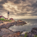 Stormy Afternoon at Portland Head Light Photograph by Penny Polakoff Stormy Afternoon at Portland Head Light Photograph by Penny Polakoff
