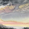 Stormy Skies Painting by Luisa Millicent Stormy Skies Painting by Luisa Millicent