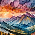 Stormy Skies Over Colorado Mountains by Susan Rydberg