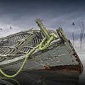 Stranded Boat by Randall Nyhof