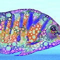 Strange Fish Design 183 Mixed Media by Lucie Dumas Strange Fish Design 183 Mixed Media by Lucie Dumas