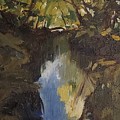 Stream Painting by Sheila Romard Stream Painting by Sheila Romard