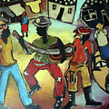 Street Band Painting by Eli Kobeli Street Band Painting by Eli Kobeli