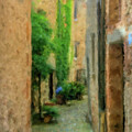 Streets of Morcote by Maryanne Keeling