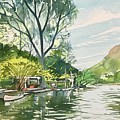 Sugar Loaf from South Lakeshore. Painting by Luisa Millicent Sugar Loaf from South Lakeshore. Painting by Luisa Millicent