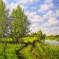 Summer landscape 5 Painting by Kastsov Summer landscape 5 Painting by Kastsov