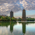 Sun and Moon Pagodas by Brian Kamprath