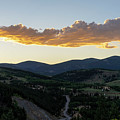 Sun setting Central City Photograph by Cathy Anderson Sun setting Central City Photograph by Cathy Anderson