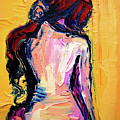 Sunbathe Painting by Aja Trier Sunbathe Painting by Aja Trier