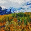 Sunflower Hill Mixed Media by Christopher Reed Sunflower Hill Mixed Media by Christopher Reed