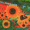 Sunflower Life Painting by Jeanette French Sunflower Life Painting by Jeanette French