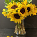 Sunflowers from my Brother Photograph by Juliette Becker Sunflowers from my Brother Photograph by Juliette Becker