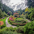 Sunken Garden - Butchart Gardens - Brentwood Bay - BC - Canada  by Bruce Friedman