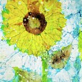 Sunlit Sunflower Painting by Shady Lane Studios-Karen Howard Sunlit Sunflower Painting by Shady Lane Studios-Karen Howard