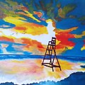 Sunrise Before the Storm Painting by Kathie Camara Sunrise Before the Storm Painting by Kathie Camara