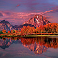 Sunrise Mount Moran Oxbow Bend Grand Tetons Np Photograph by Dave Welling Sunrise Mount Moran Oxbow Bend Grand Tetons Np Photograph by Dave Welling