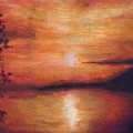Sunset Addiction Painting by Jen Shearer Sunset Addiction Painting by Jen Shearer