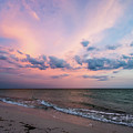 Sunset Afterglow on the Beach Photograph by Beachtown Views Sunset Afterglow on the Beach Photograph by Beachtown Views