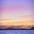 Sunset and Moon over Lake Burley Griffin by Rob Lang