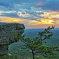 Sunset At Cheaha Overlook 4 by Jim Vallee