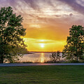 Texas Lake Sunset - 32647 by Wall Art Of Texas