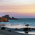Sunset at Myer's Beach, Oregon by Ed Clark