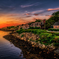 Sunset at Perkins Cove Photograph by Penny Polakoff Sunset at Perkins Cove Photograph by Penny Polakoff