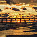 Sunset at the Pensacola Beach Fishing Pier Photograph by Beachtown Views Sunset at the Pensacola Beach Fishing Pier Photograph by Beachtown Views