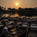 Sunset at Trang An Photograph by Arj Munoz Sunset at Trang An Photograph by Arj Munoz
