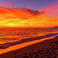 Sunset at Zuma Beach, CA Photograph by Rich Cruse Sunset at Zuma Beach, CA Photograph by Rich Cruse