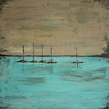 Sunset Boats by Ben Gertsberg