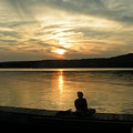Sunset Silhouette Photograph by Heather E Harman Sunset Silhouette Photograph by Heather E Harman