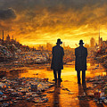 Sunset In Garbage Land 77 Digital Art by Craig Boehman Sunset In Garbage Land 77 Digital Art by Craig Boehman