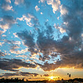 Sunset Over California Resort 1 Photograph by William Gunn