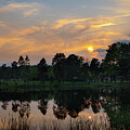 Sunset over Lake by Brian Allen