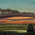 Sunset Over the Marshes Digital Art by Long Shot