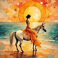 Sunset Ride by Stephanie Fischer