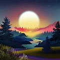 Sunset Valley by Mark Taylor